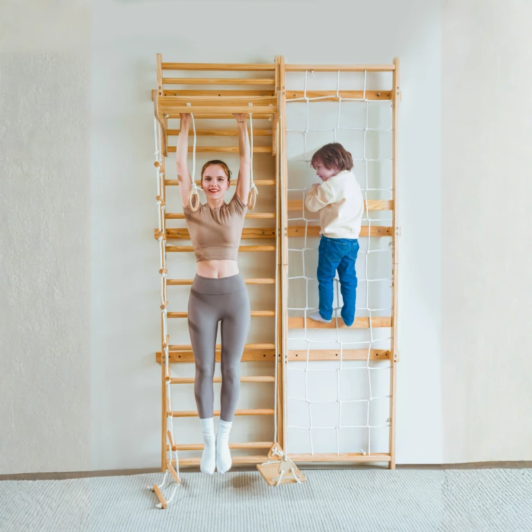 Neem Swedish Ladder & Rope Wall