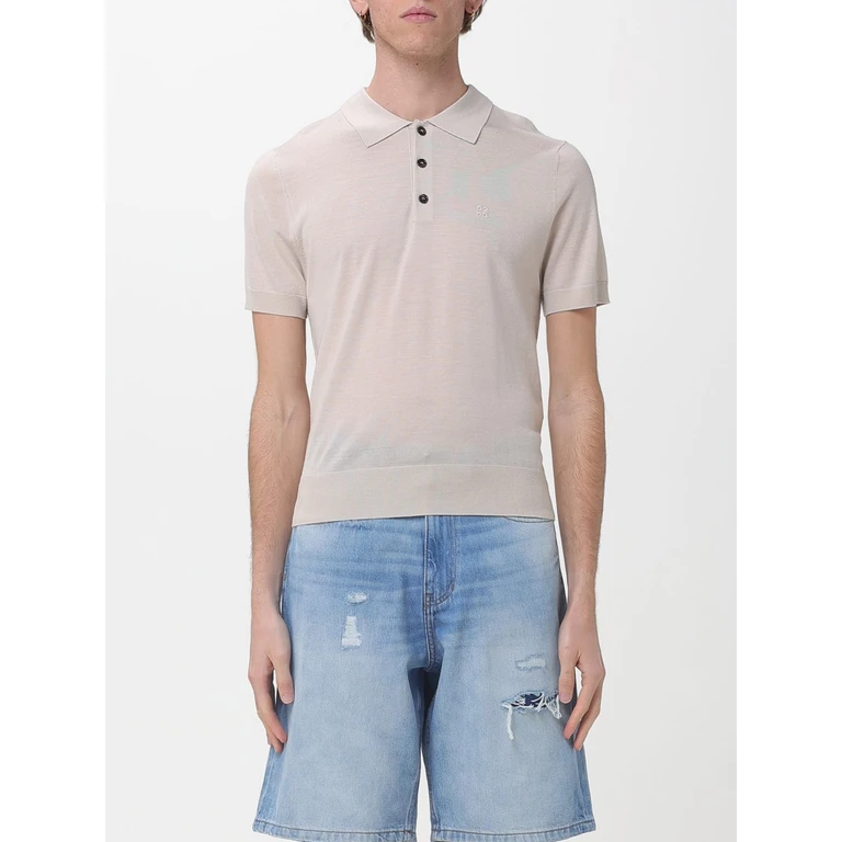 Polo Shirt Men color Sand (S74HA1628D13205736)