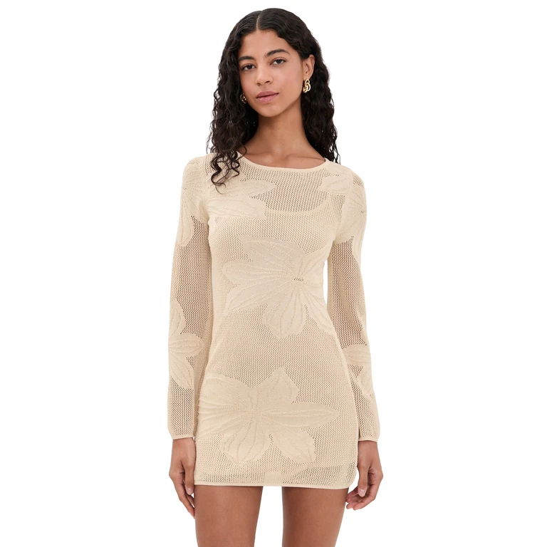 Lioness Solace Mini Dress Sand S