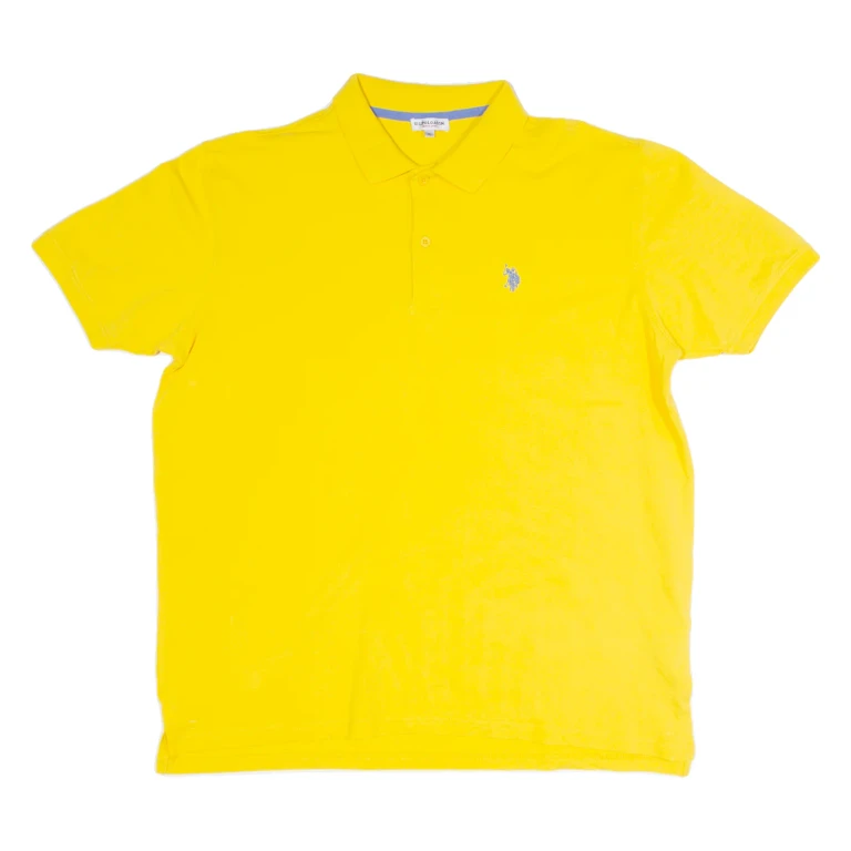 U.S. POLO ASSN Mens Polo Shirt Yellow XL