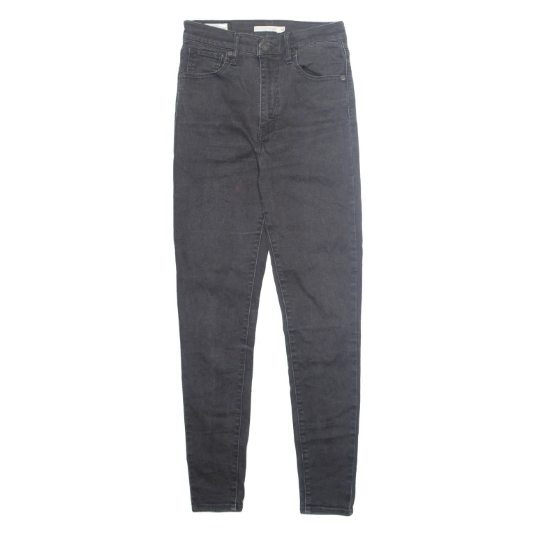 LEVI'S Premium Womens Jeans Grey Regular Tapered W28 L30