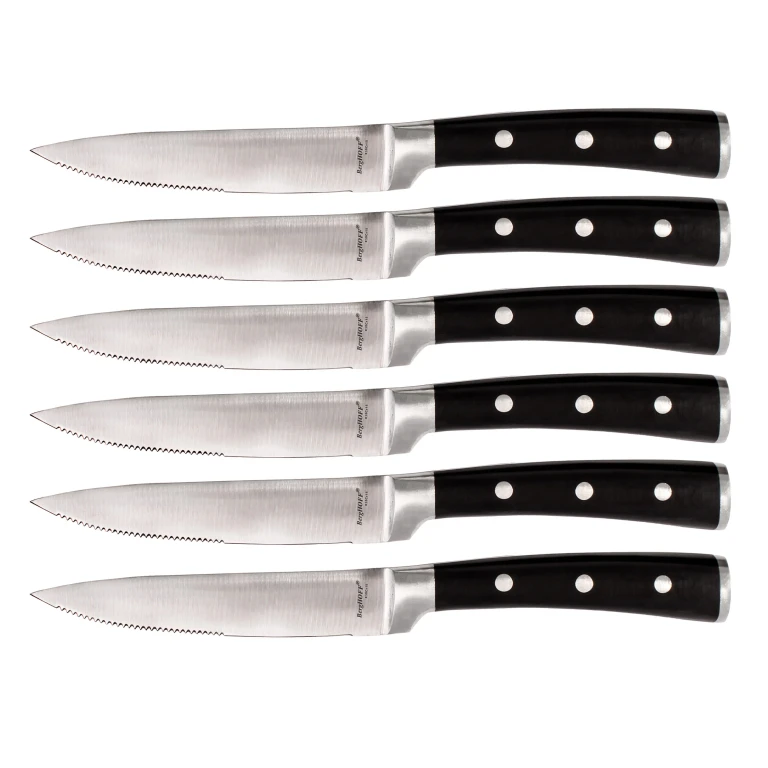 Essentials Classico 6pc Stainless Steel Steak Knife Set, 5"