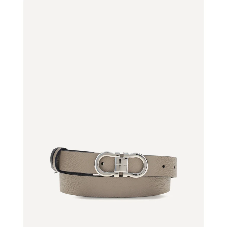 FERRAGAMO Reversible Gancini Belt Female 75