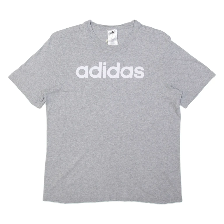 ADIDAS Mens T-Shirt Grey M (VV1-051224-6148)
