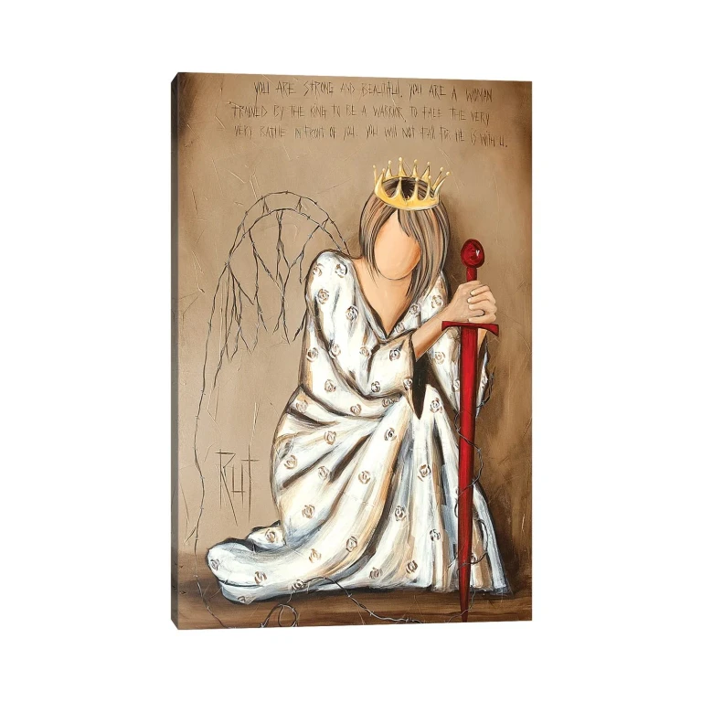 You Are Strong And Beautiful by Ruth's Angels - Canvas Gallery Wrap