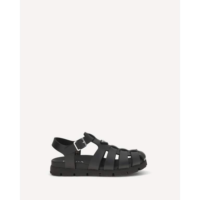 PRADA Rubber cage Sandal Male 6.5