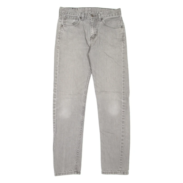 LEVI'S 508 Jeans Mens Grey Regular Tapered W28 L32