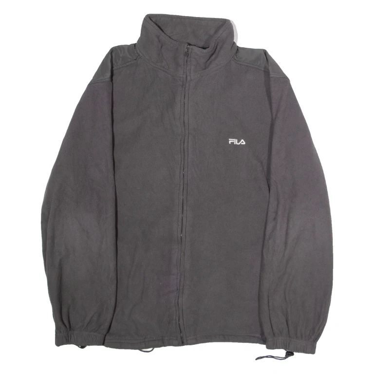 FILA Mens Fleece Jacket Grey L
