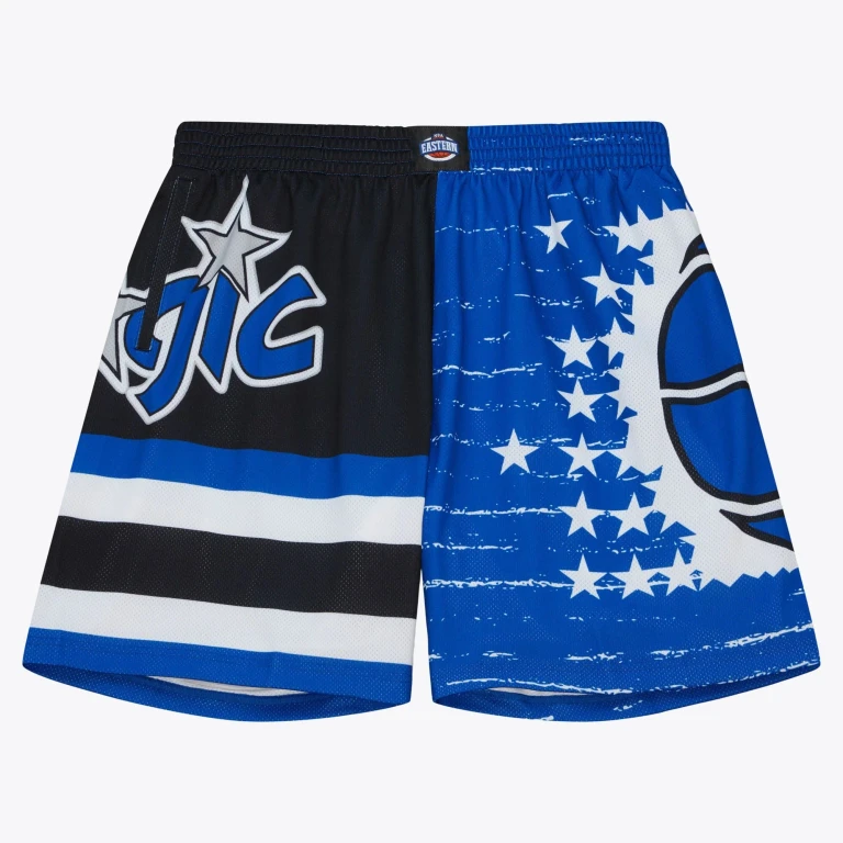 Mitchell & Ness Men's NBA Jumbotron 3.0 Shorts Magic Shorts