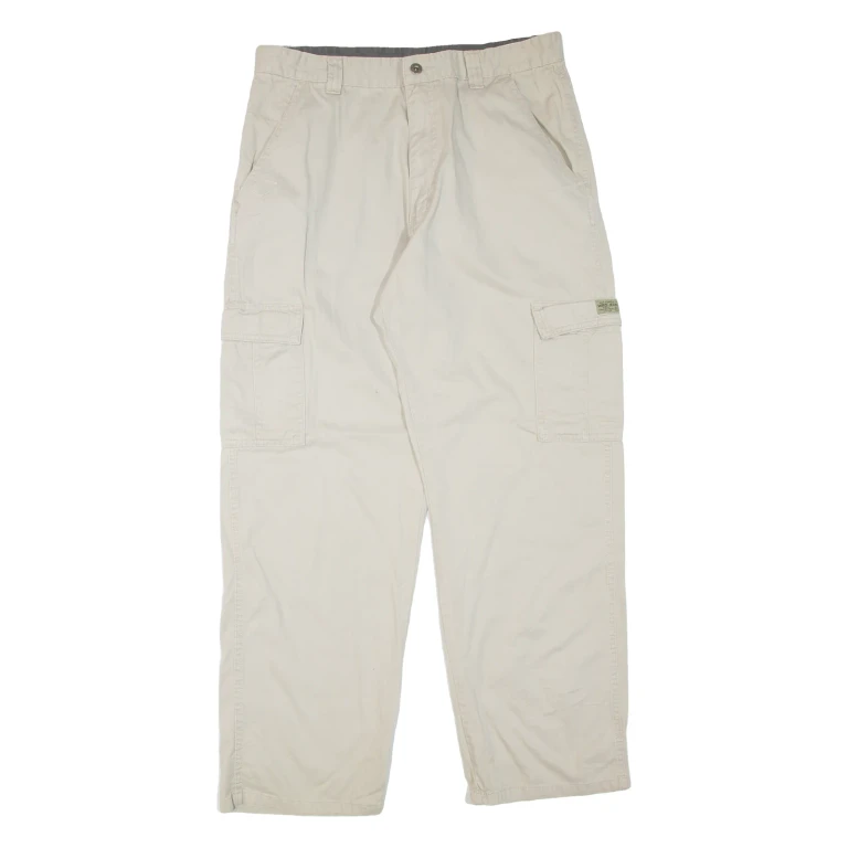 WRANGLER Mens Trousers Beige Regular Straight W34 L32