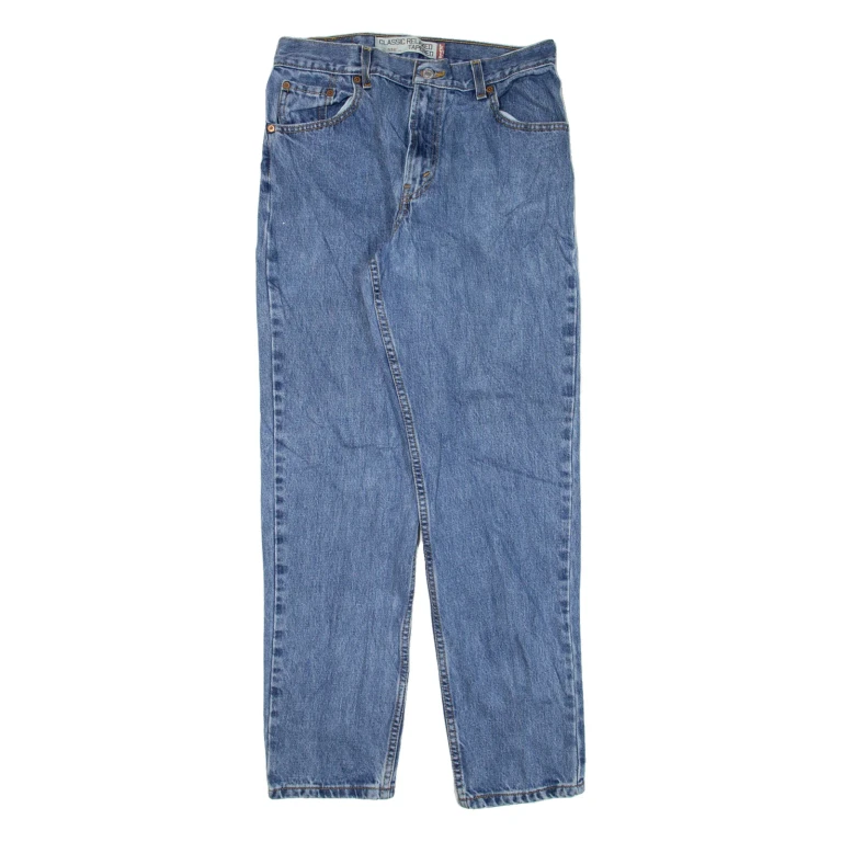 LEVI'S 550 Womens Jeans Blue Relaxed Tapered W30 L30
