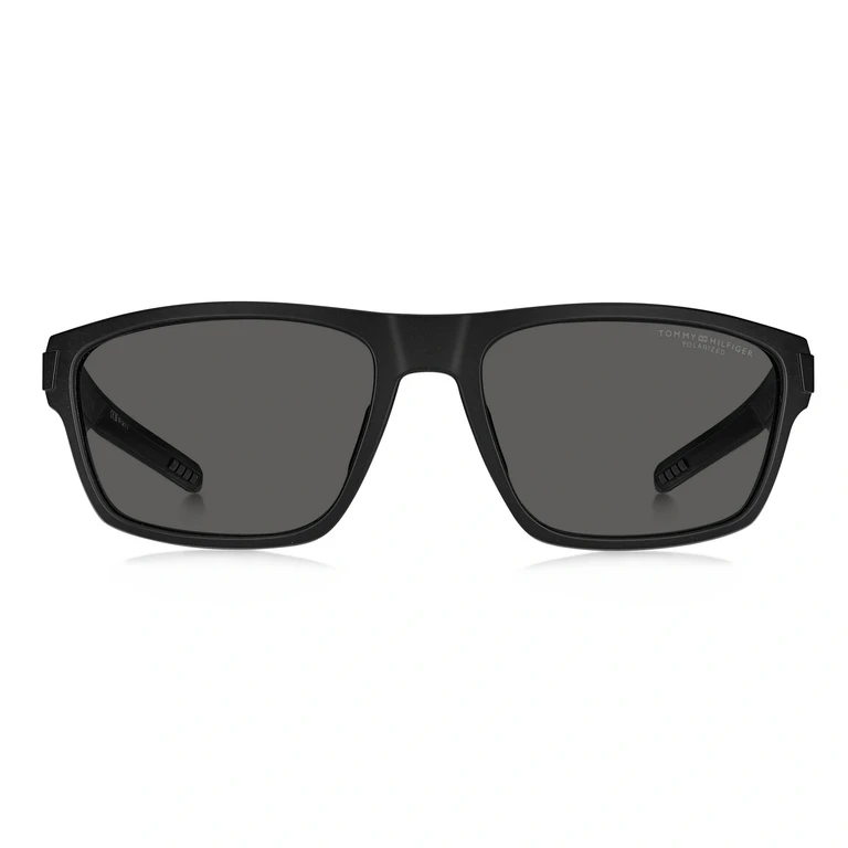 Tommy Hilfiger Polarized Grey Rectangular Mens Sunglasses TH 1978/S 0003/M9 60