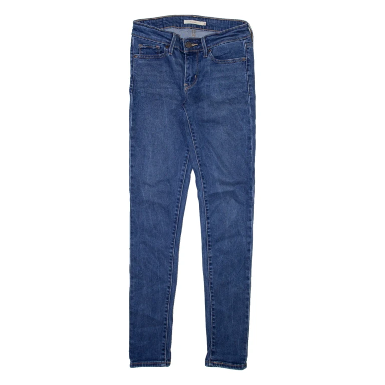 LEVI'S 711 Womens Jeans Blue Slim Skinny W25 L30