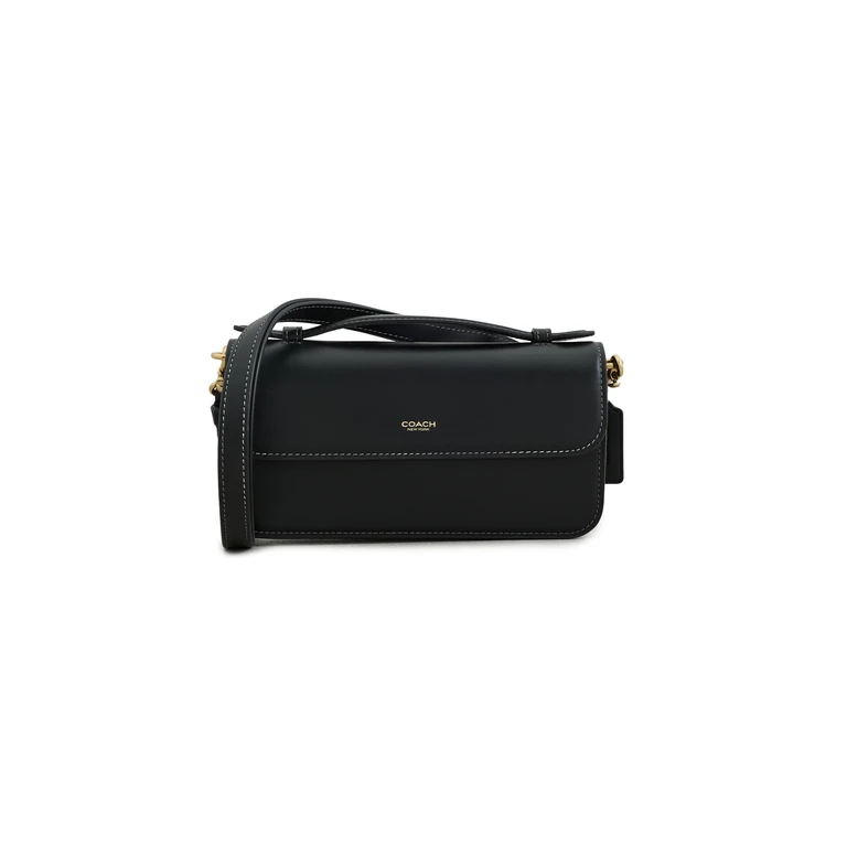 Coach New York Elora Top Handle Crossbody Bag B4/BLACK One Size