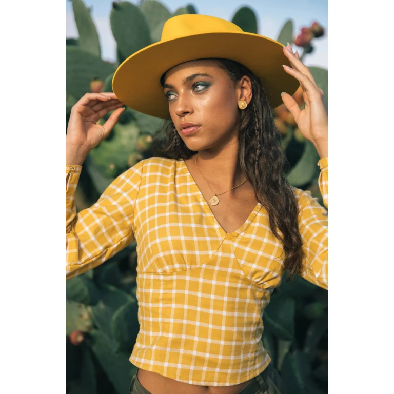 REBUTIA BLOUSE - YELLOW