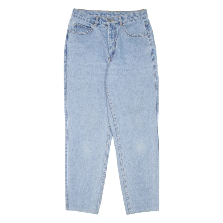 TEDDY'S Womens Jeans Blue Regular Mom W26 L28