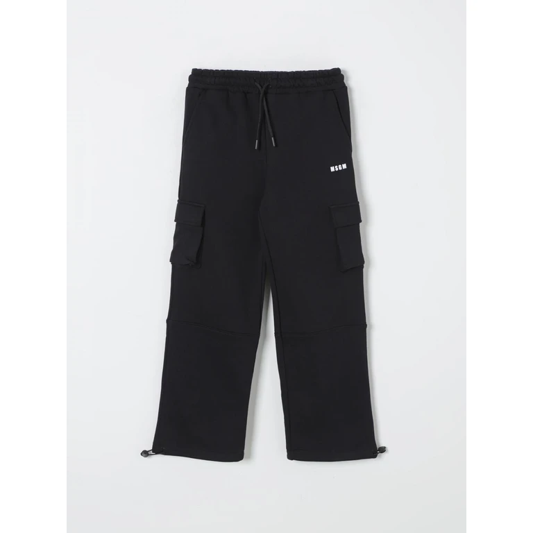 MSGM KIDS Pants Kids color Black (F4MSJUFP065110)