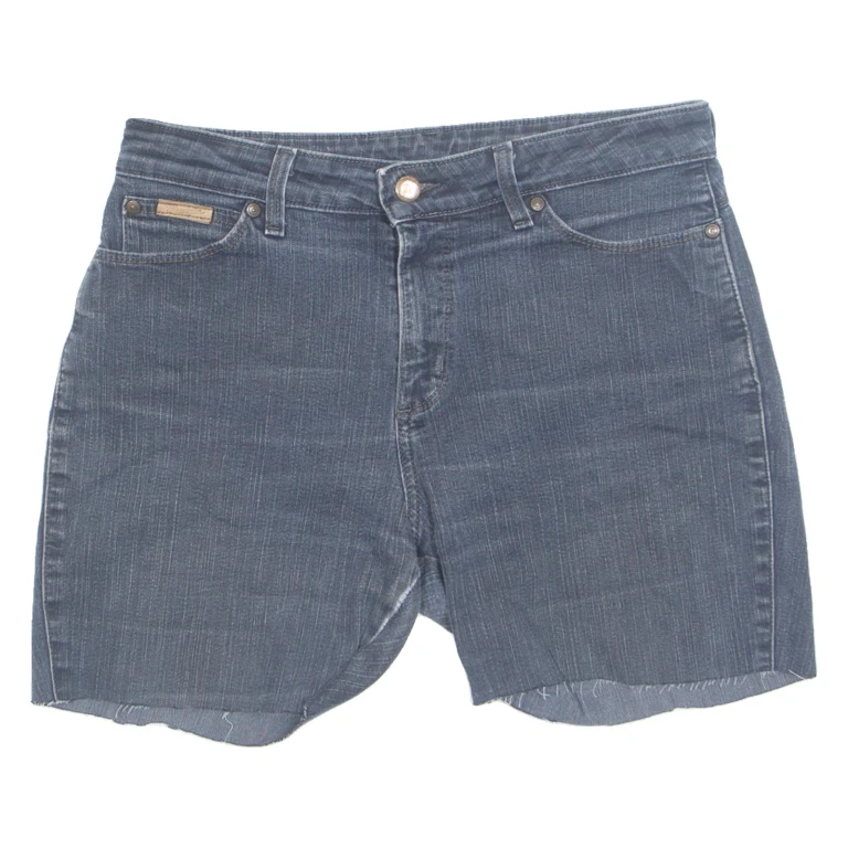 WRANGLER Cut Off Womens Denim Shorts Blue M W32