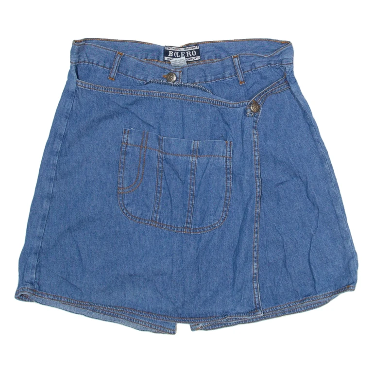 BOLERO Womens Casual Shorts Blue M W30