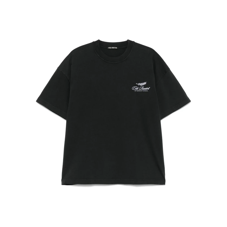 Logo-embroidered T-shirt