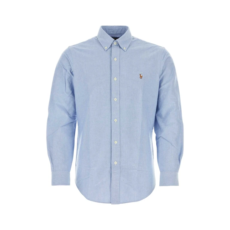 Polo Ralph Lauren Light-Blue Oxford Shirt Cotton Camicie - Men