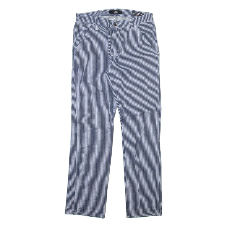 VANS Mens Trousers Blue Regular Straight Cashmere W30 L30