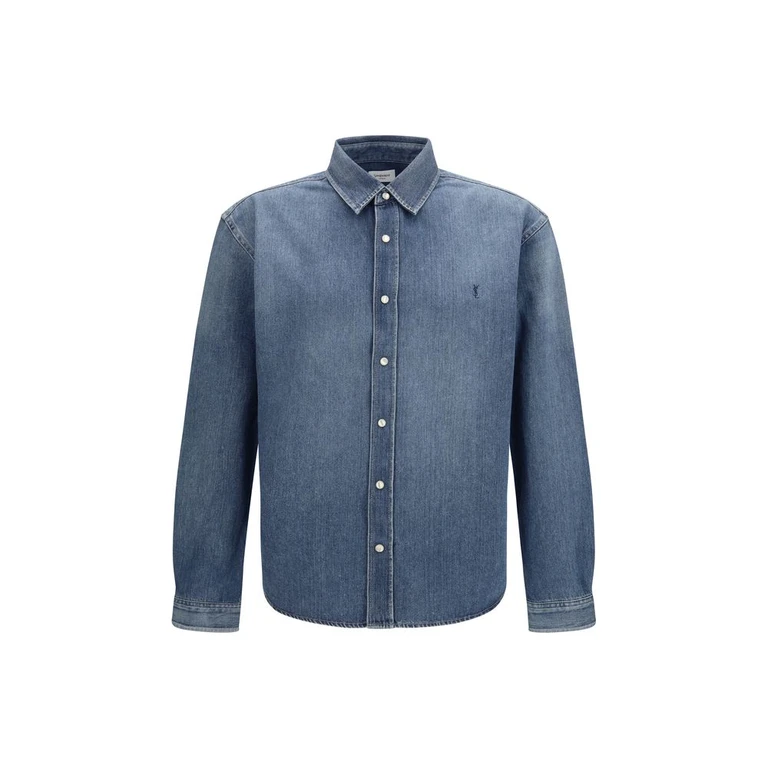 Saint Laurent Blue Denim Shirt - Men