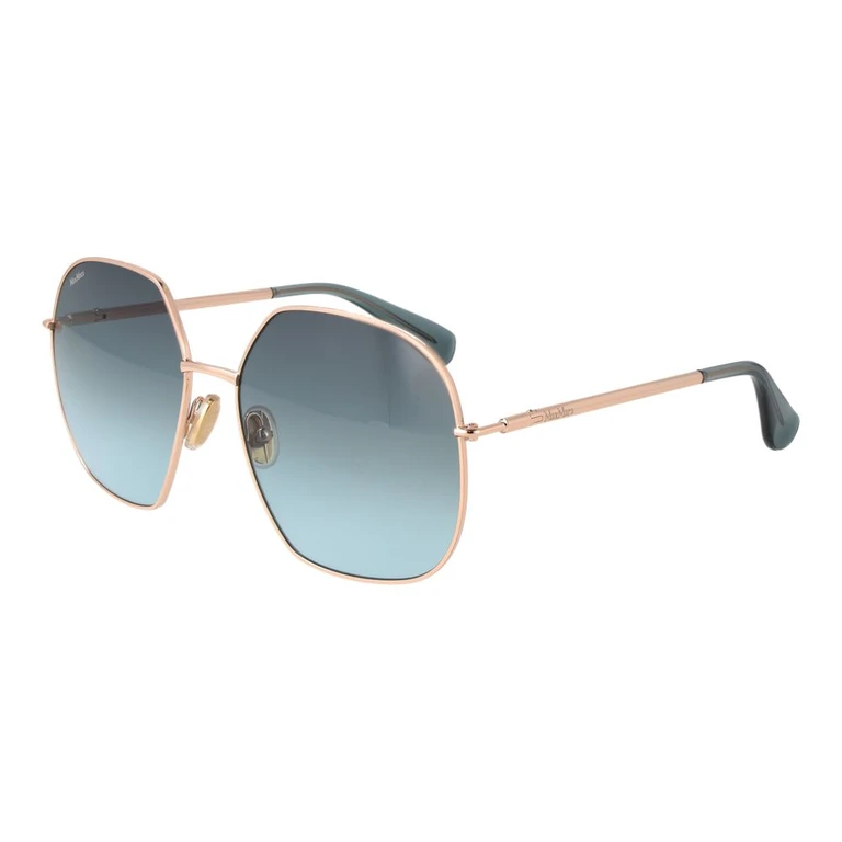 Max Mara Rose Gold Metal Sunglasses - Women