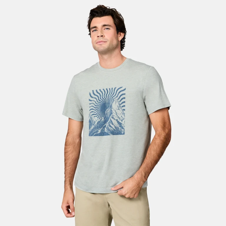 Men's Super Soft Microtech Short Sleeve Graphic Crew Tee