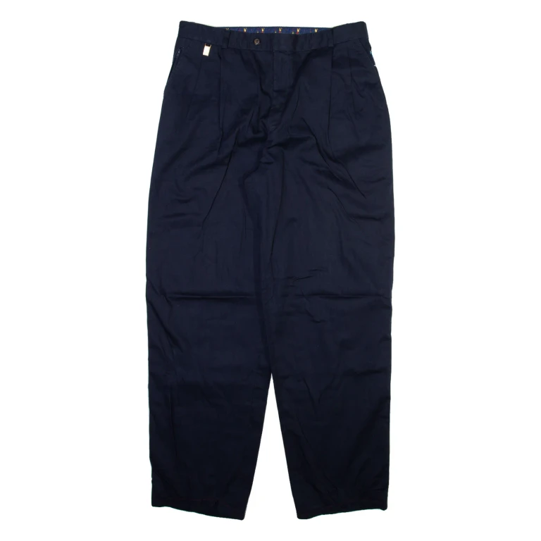 ADIDAS Mens Trousers Blue Relaxed Straight W30 L30