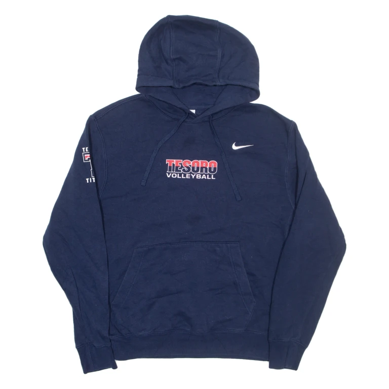 NIKE Tesoro Titans Volleyball Mens Blue Hoodie USA M