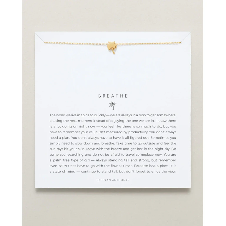 Breathe Icon Necklace