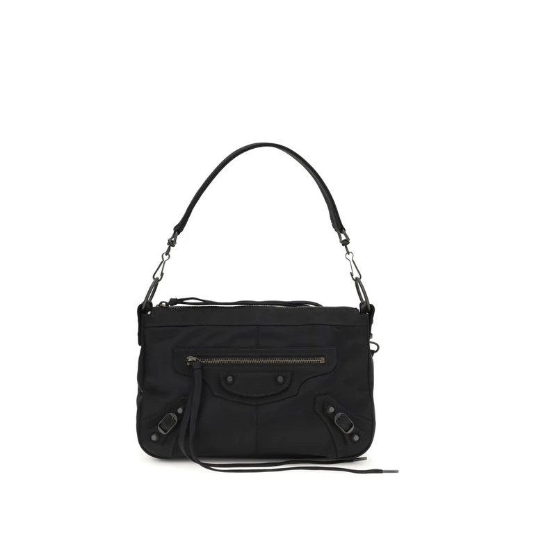 Balenciaga Black Polyamide Shoulder Bag - Men