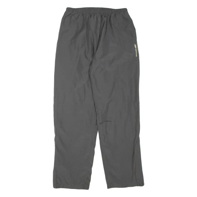 REEBOK Womens Track Pants Grey Straight UK 14 W28 L30