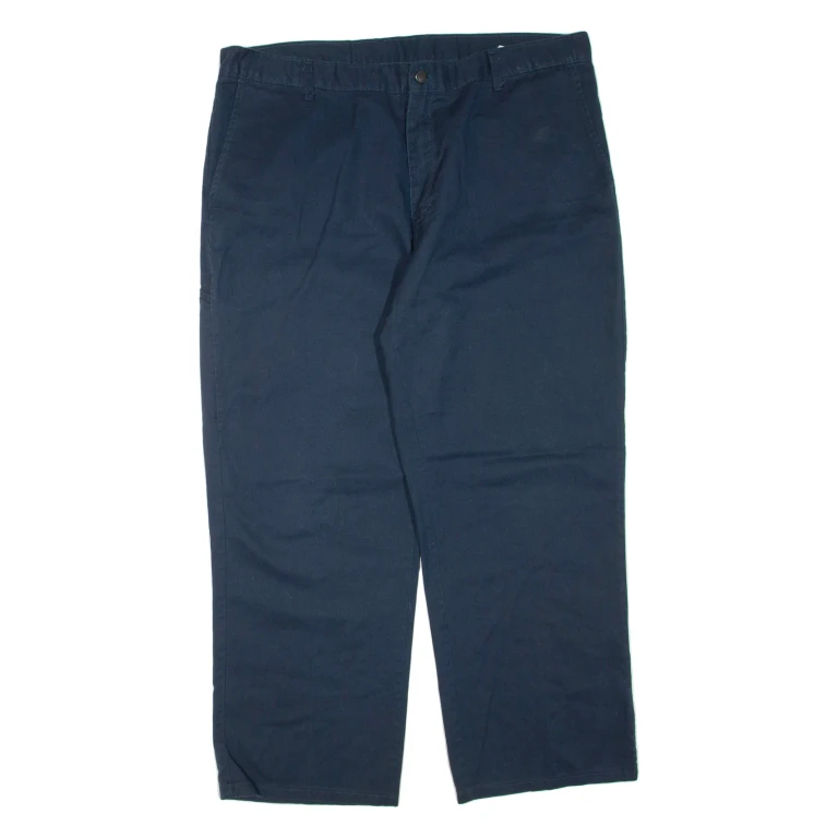 DICKIES Mens Trousers Blue Regular Straight W40 L30