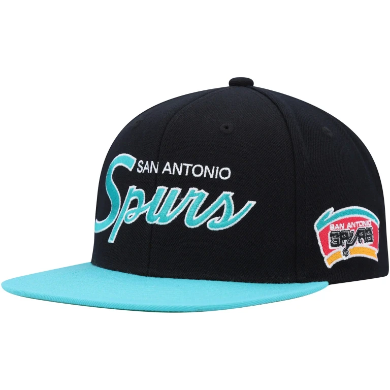 Men's NBA Team Script 2.0 Snapback Hwc Spurs Snapback Caps