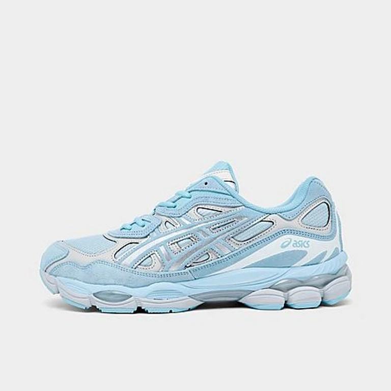 Men's ASICS GEL-NYC Casual Shoes in Storm Cloud/Pure Silver Size: 7.5