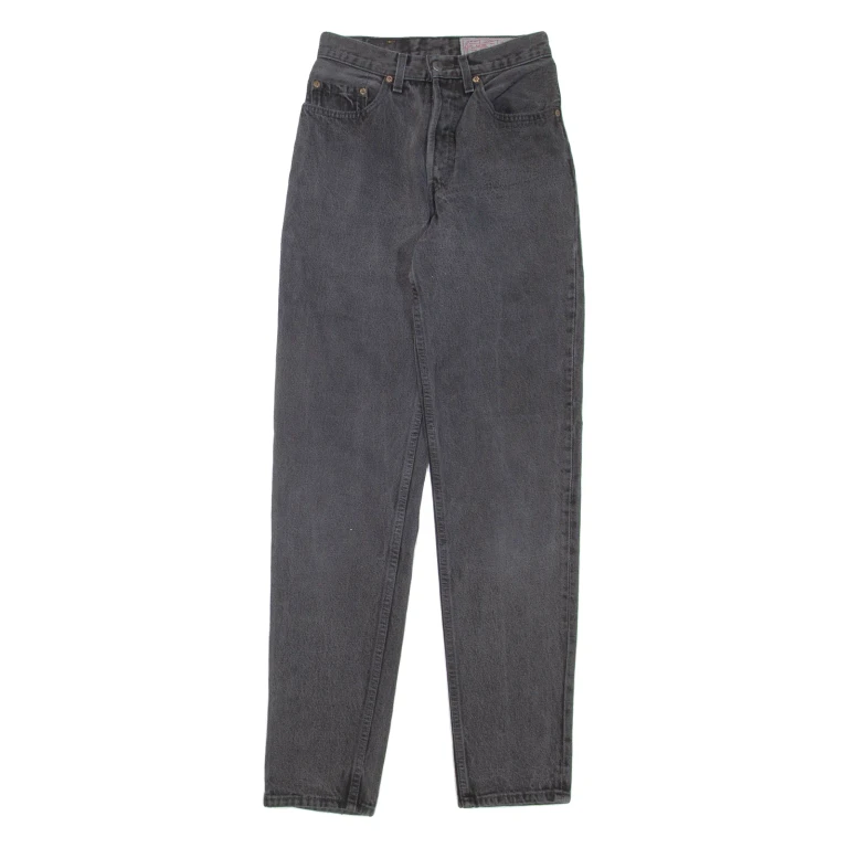LEVI'S Womens Jeans Grey Regular Tapered W26 L32