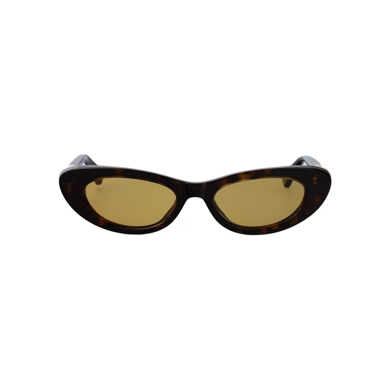 Bottega Veneta Bv1447s 002 Havana-havana-yellow Acetate Sunglasses - Women