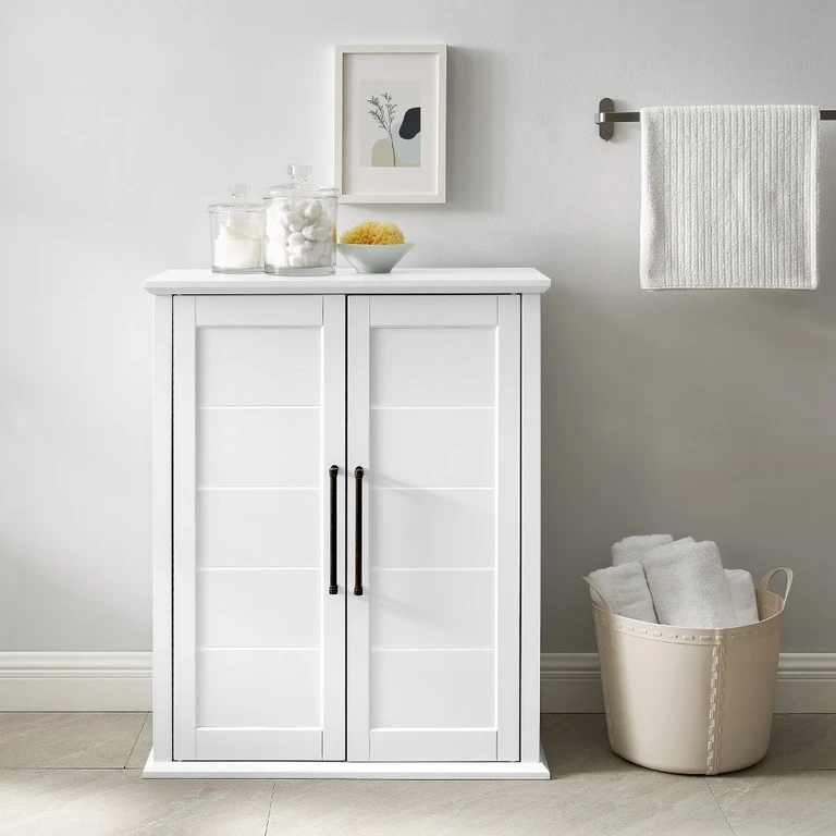 Armoire de rangement haute Bartlett blanche Crosley
