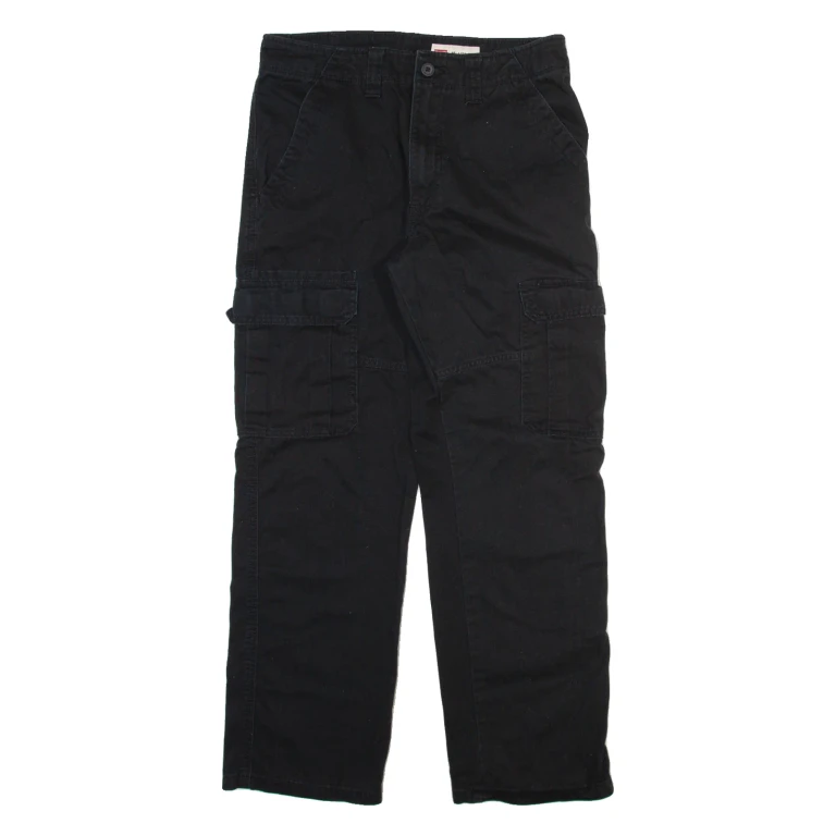 WRANGLER Cargo Mens Trousers Blue Relaxed Straight W30 L30