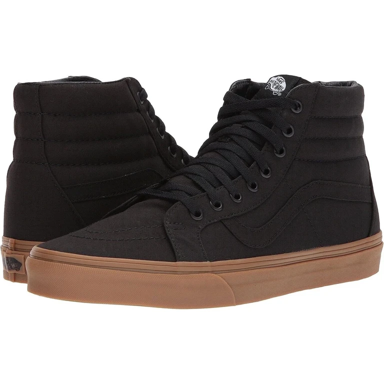[vn0a2xsbl0d] Mens Vans Vans Sk8-hi Reissue Canvas 'black Gum' - Black/light Gum