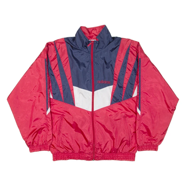 ADIDAS Mens Track Jacket Red XL