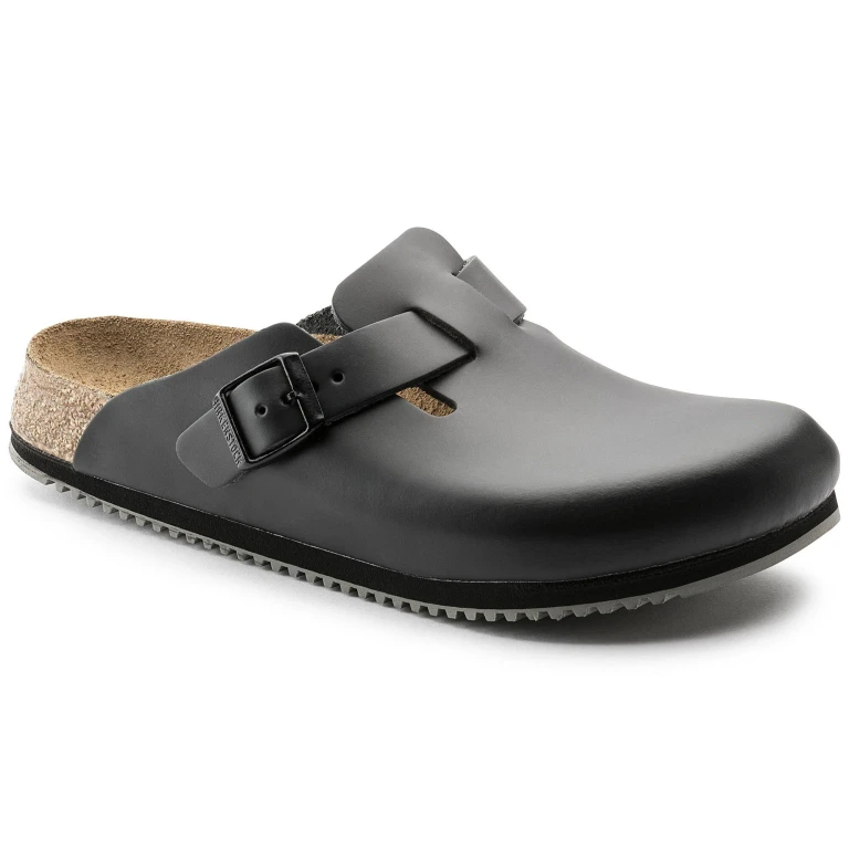 Boston Super Grip Natural Leather Clogs