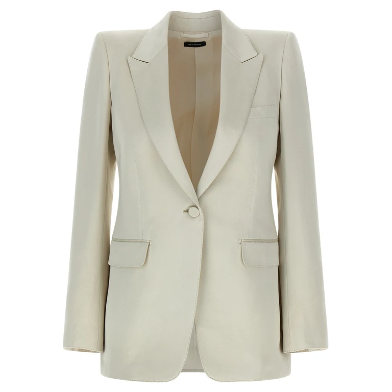Tom Ford Beige Cotton Blazer Clothing - Women