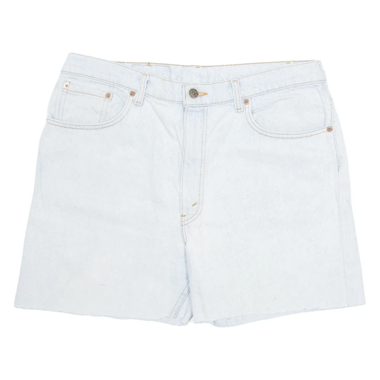 LEVI'S 550 Womens Denim Shorts Blue L W38