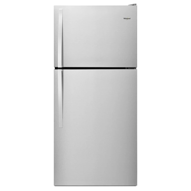 30 in. Wide Top Freezer Refrigerator in Stainless Steel 18 cu. ft. WRT318FZDM