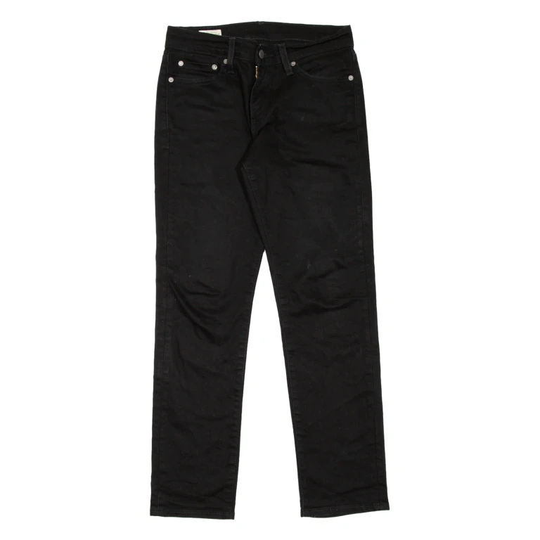 LEVI'S 511 BIG E Jeans Mens Black Slim Straight W29 L30