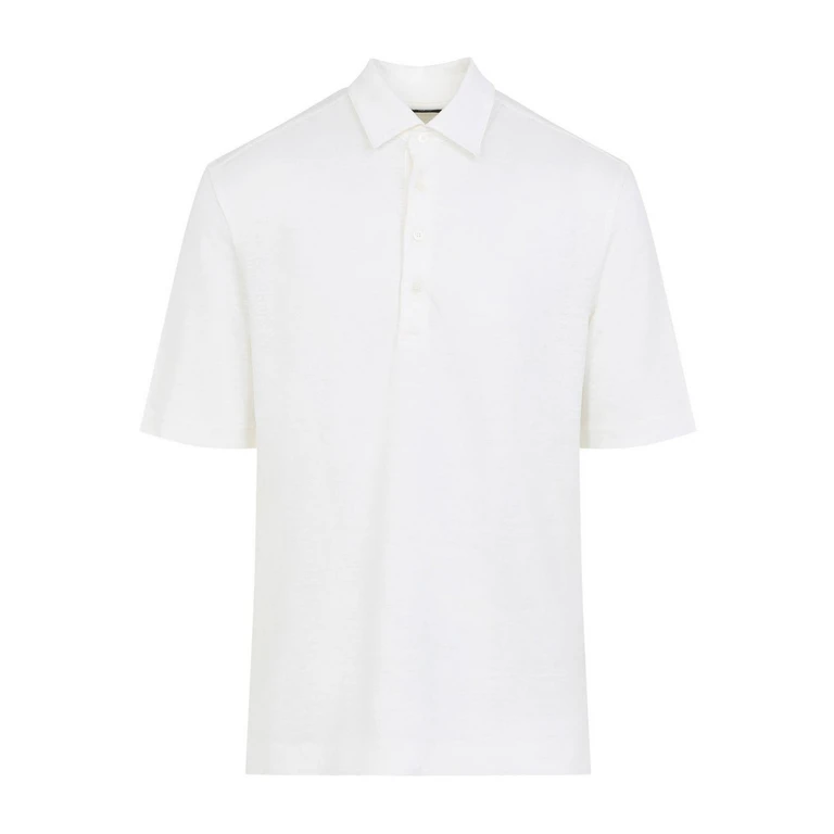 Zegna Polo - Blanc (UH352A3H770N01)