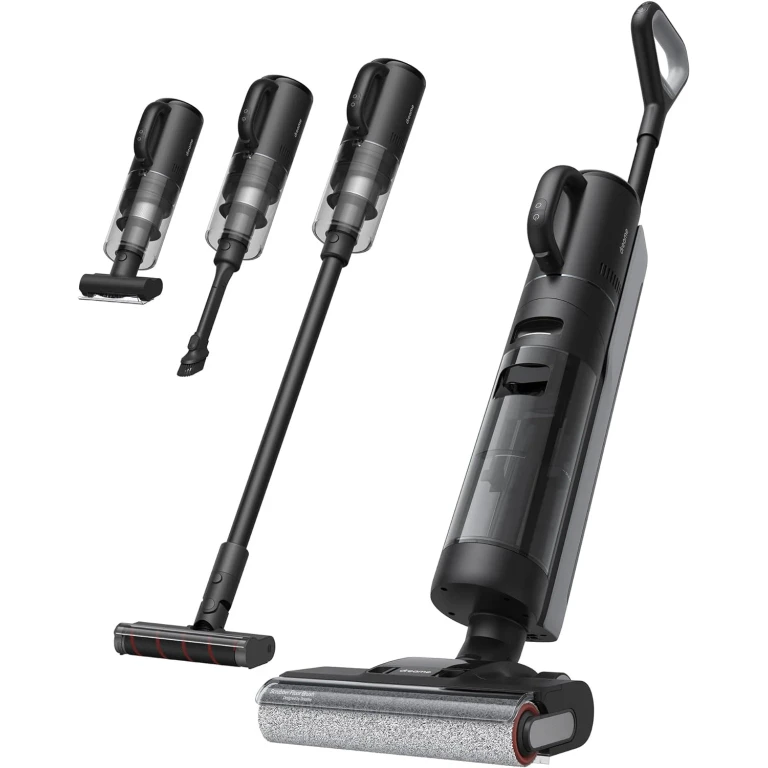 Vacuum/Mop Combo 4-In-1 Cordless Stick Wet Dry-Black